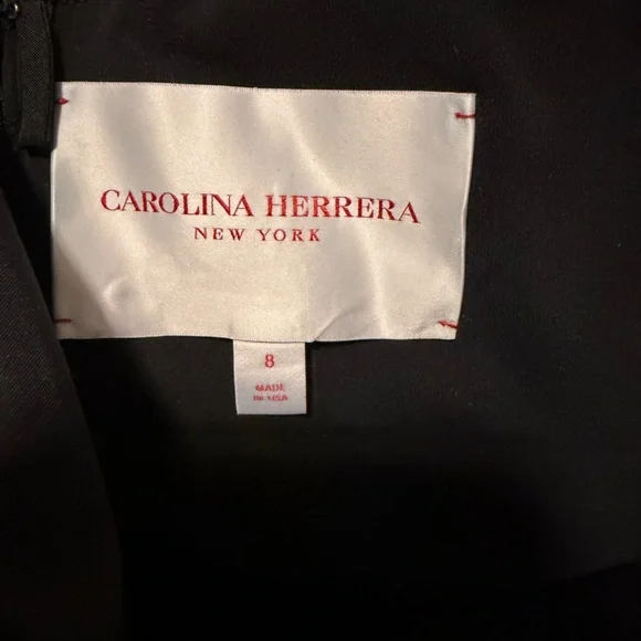 CAROLINA HERRERA - Bow-Embellished Silk-Faille Mini Dress - Picture 10 of 11